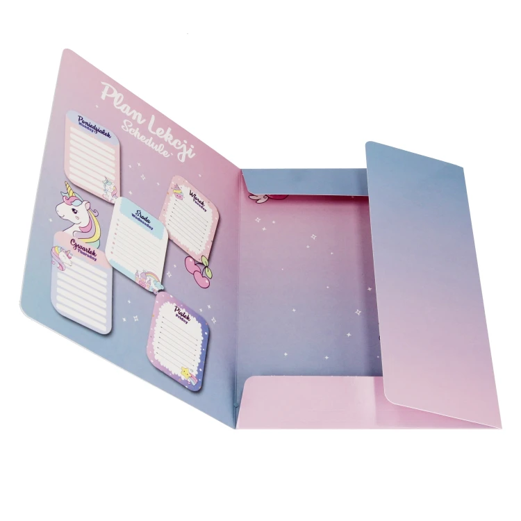 Teczka z gumką pap. A4 Unicorn - Starpak