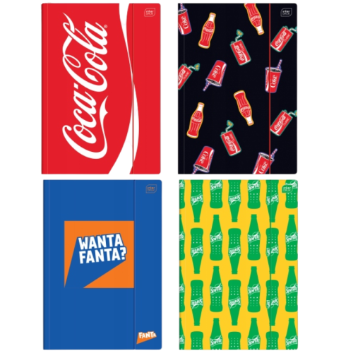 Teczka A4 z gumką Coca-Cola  interdruk