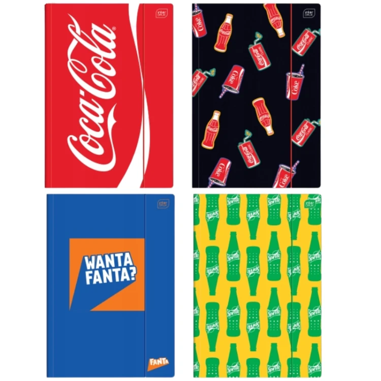 Teczka A4 z gumką Coca-Cola  interdruk