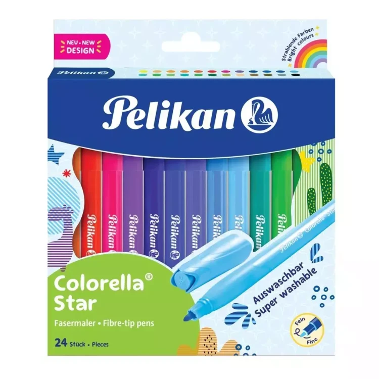 Pisaki Colorella Star 24 kol. - Pelikan