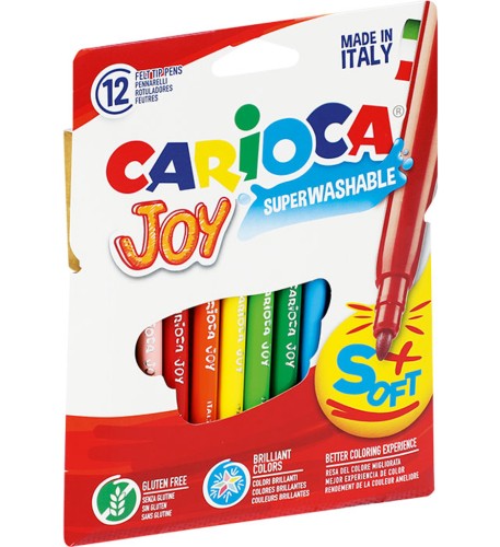 Pisaki łatwozmywalne Carioca Joy 12 kolorów.jpg