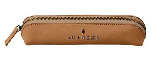 Piórnik jednokomorowy brązowy Academy - Interdruk.jpg