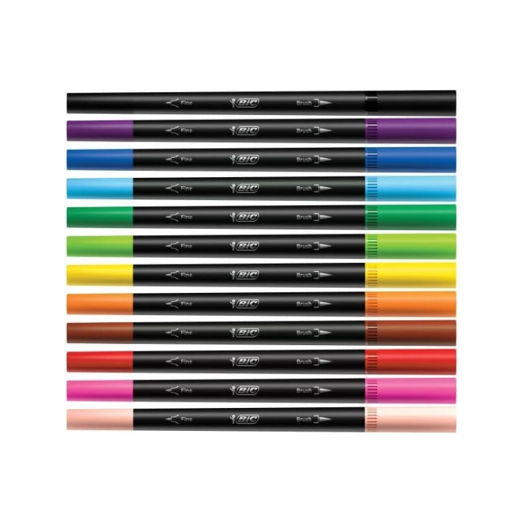 Pisaki Bic Intensity podwójne brush + fine 12 kolorów 3.jpg