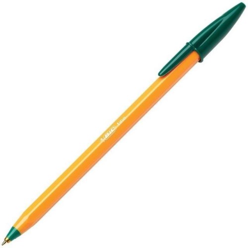 Długopis BIC Orange zielony z zatyczką.jpg