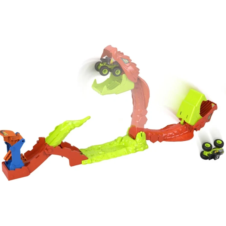 Hot Wheels Monster Trucks Mega skok Nokaut węża 3.webp