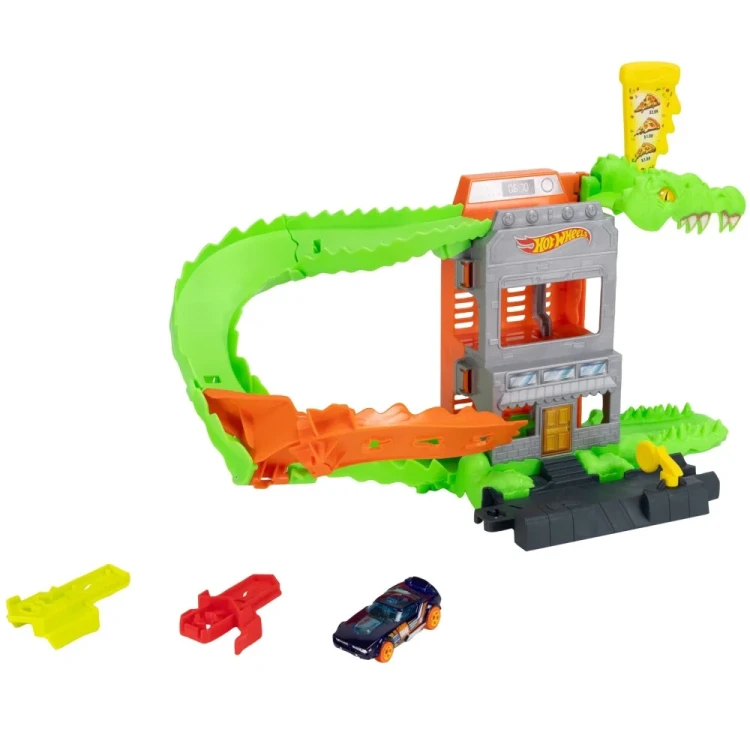 Hot Wheels City Krokodyl Atak na pizzerię 5.webp