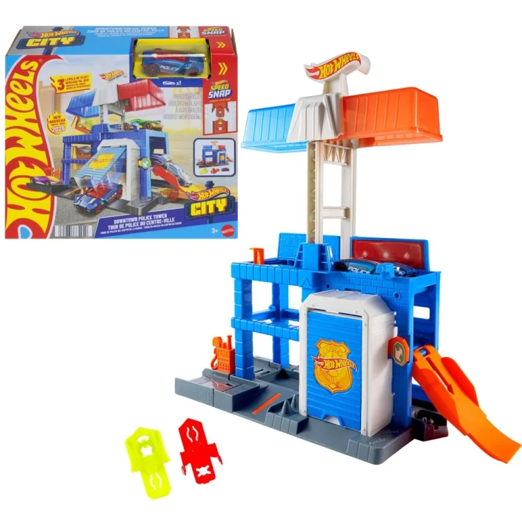 Hot Wheels City Komisariat policji Zestaw 2.webp