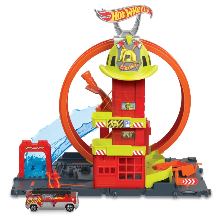 Hot Wheels City Remiza strażacka z superpętlą 2.jpg