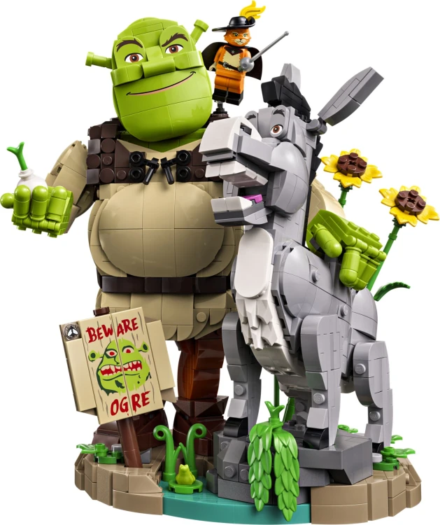LEGO SHREK 72423 Shrek, Osioł i Kot w butach  2.jpg