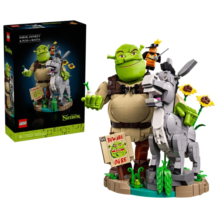 LEGO SHREK 72423 Shrek, Osioł i Kot w butach.jpg