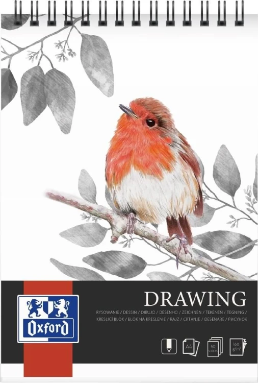 Szkicownik A4 50k 160 g na spirali Drawing Oxford.jpg