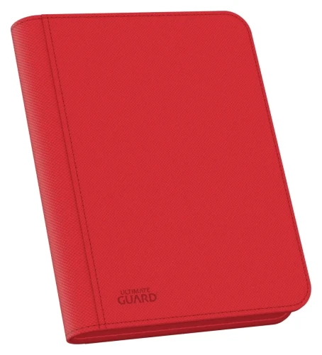 Album na karty Ultimate Guard Zipfolio 160 8-Pocket Xenoskin czerwony (160 kart).webp