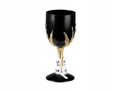 Kielich z czaszkami 17,5 cm Halloween.webp