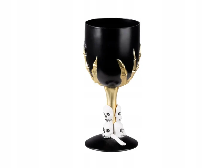 Kielich z czaszkami 17,5 cm Halloween.webp