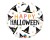 Balon foliowy 18" "Happy Halloween" (kapelusze czarownicy) KK