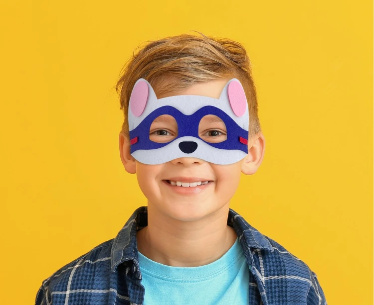 Maska filcowa Super Zwierzak - Godan