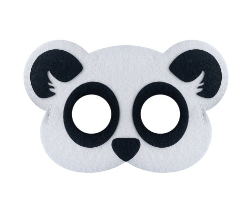 Maska filcowa Panda