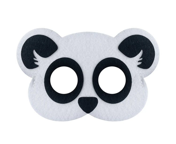 Maska filcowa Panda