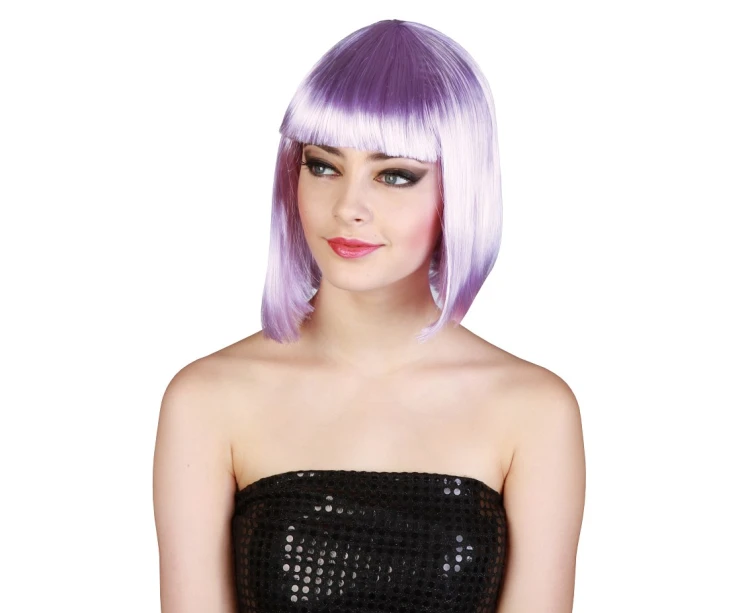 Peruka Pop star, fioletowa Godan