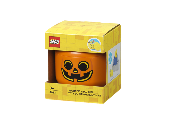 LEGO pojemnik główka mini - pumpkin.webp