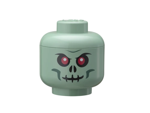 LEGO pojemnik główka mini - green skeleton 2.webp