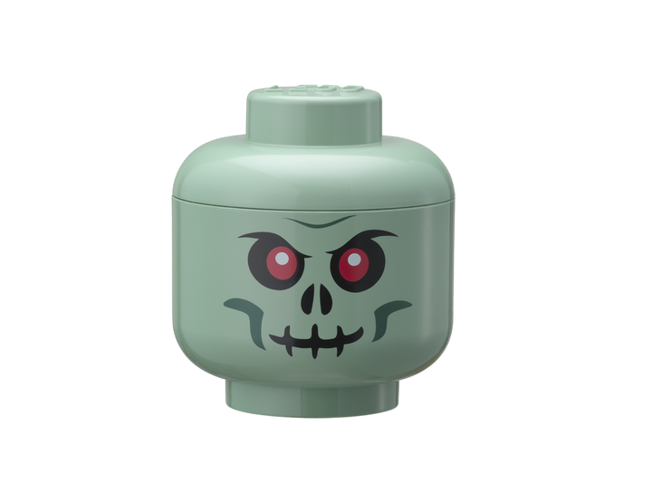 LEGO pojemnik główka mini - green skeleton 2.webp
