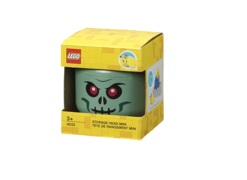 LEGO pojemnik główka mini - green skeleton.webp