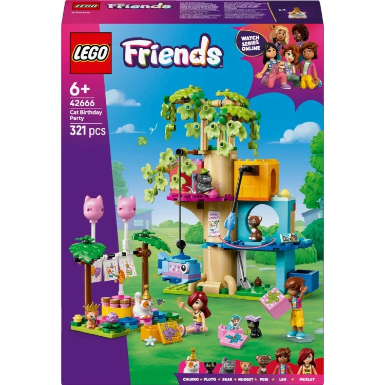 LEGO FRIENDS 42666 Kocie przyjęcie urodzinowe.webp