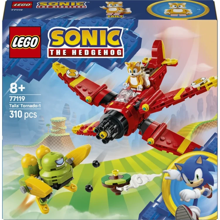 LEGO SONIC 77119 Tails i Tornado.webp