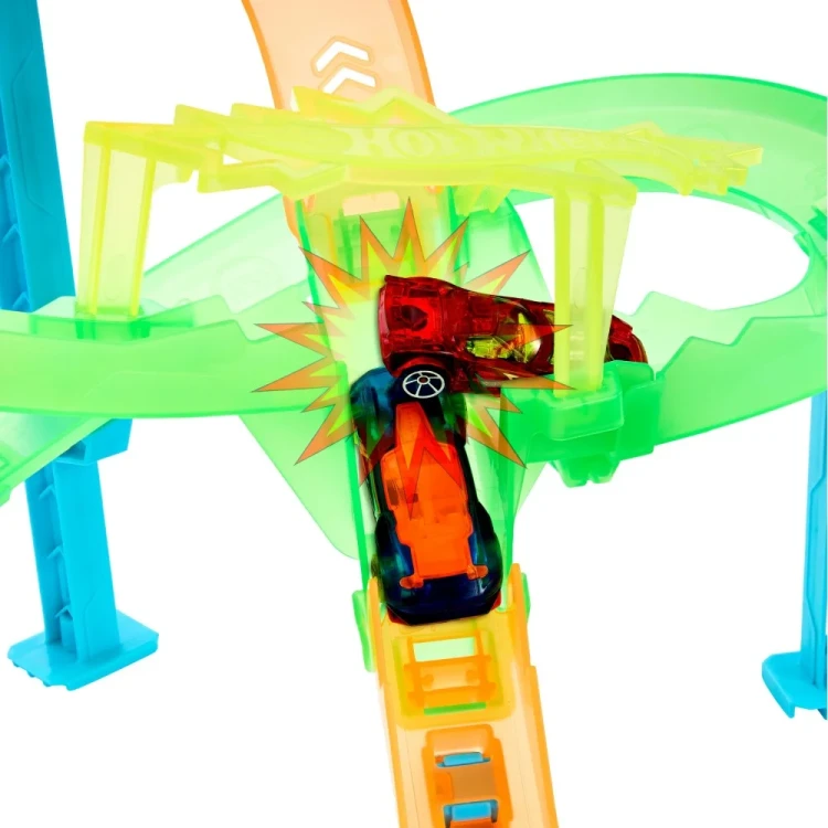 Hot Wheels Neon Speeders Tornado Jump Crash 3.webp