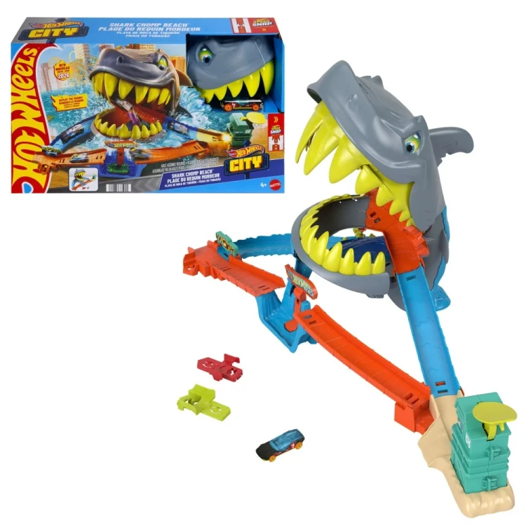 Tor Hot Wheels City Rekin Starcie na plaży 2.webp