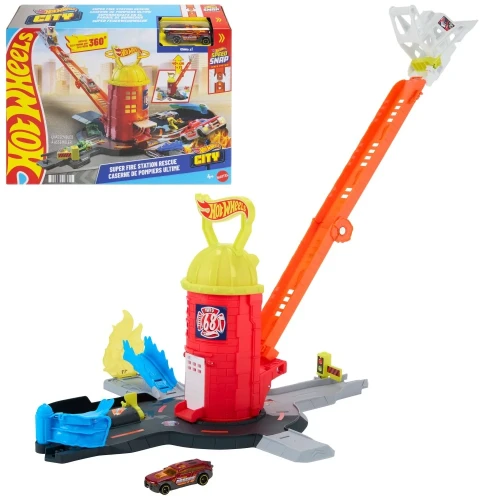 Hot Wheels City Super Remiza strażacka 2.webp