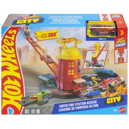 Hot Wheels City Super Remiza strażacka.webp