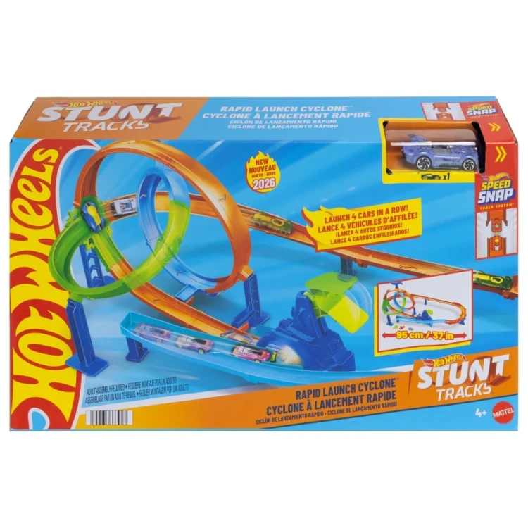 Hot Wheels Stunt Tracks Tor wyścigowy Rajdowy.webp