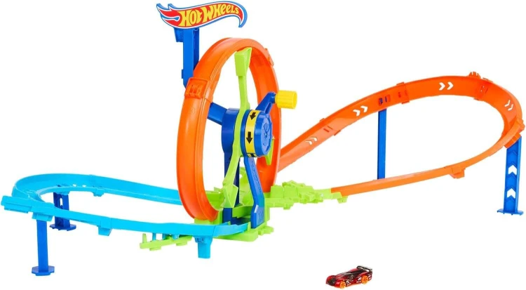 Hot Wheels Stunt Tracks Pętla tor samochodowy + auto  2.jpg