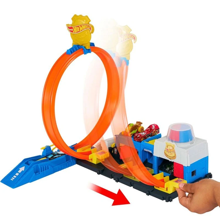 Hot Wheels City Posterunek policji Super Pętla 4.jpg