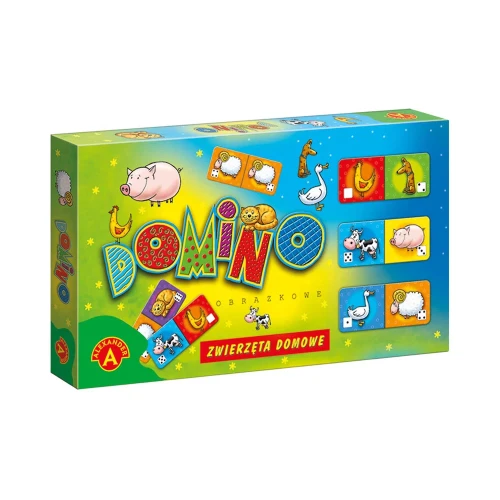 Domino obrazkowe - zwierzęta domowe ALEXANDER.webp