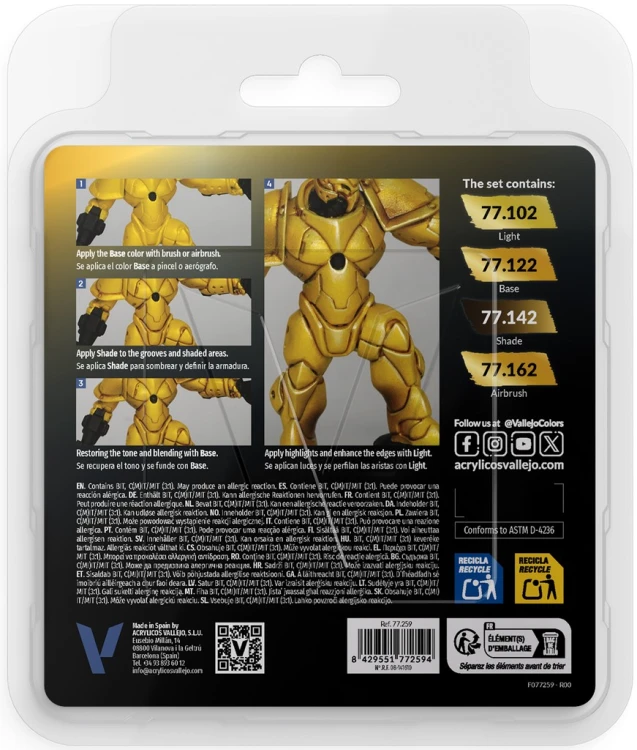 Vallejo 77.259 - True Metallic Metal - Radiant Yellow Paint Set (8) (5).jpg