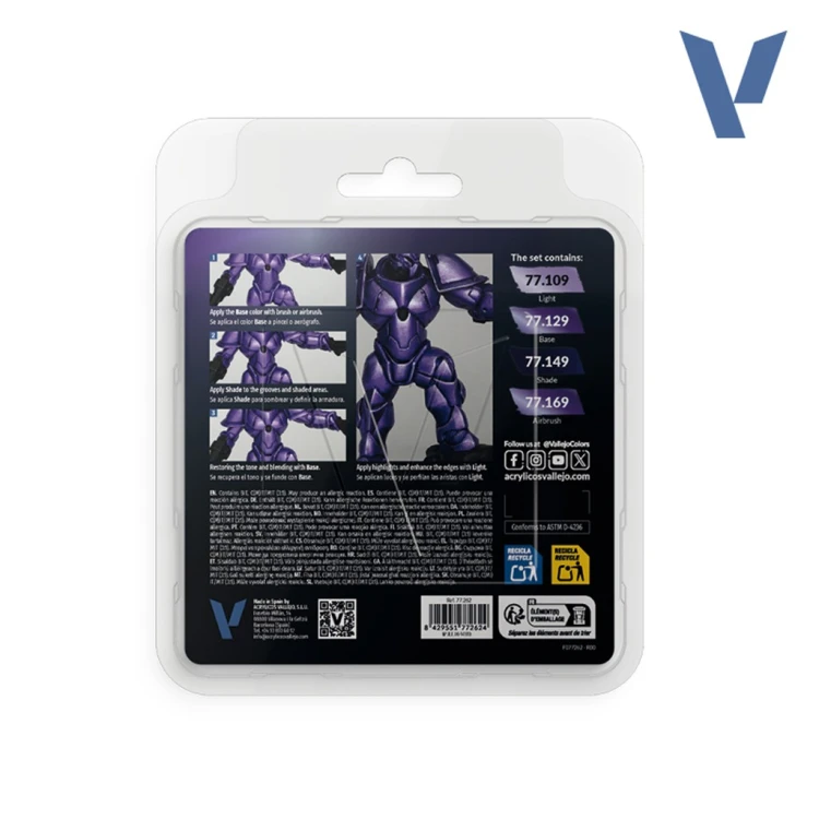 Vallejo 77.262 - True Metallic Metal - Celestial Violet Paint Set (5).jpg