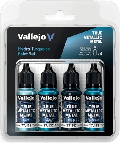 Vallejo 77.264 - True Metallic Metal - Hydra Turquoise Paint Set.jpg