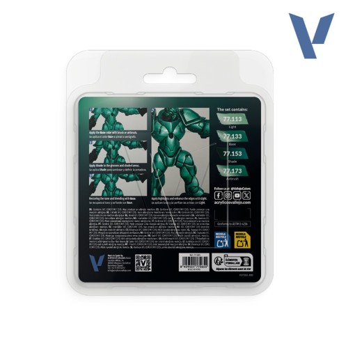 Vallejo 77.265 - True Metallic Metal - Beetle Green Paint Set (5).jpg