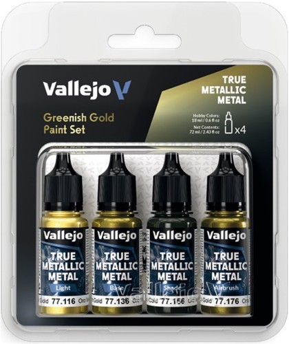 Vallejo 77.267 - True Metallic Metal - Greenish Gold Paint Set.jpg