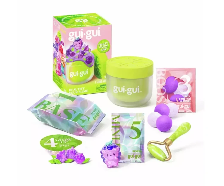Gui-Gui Clear Slime zestaw do robienia slime o zapachu winogron MooseToys.webp