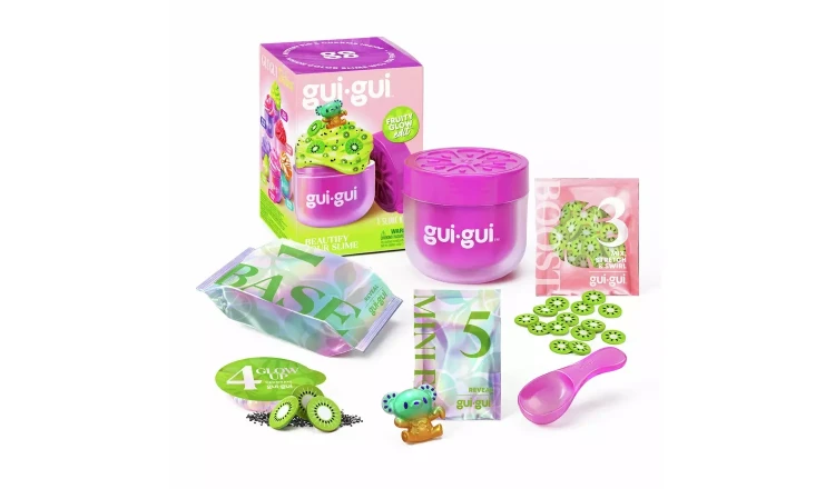 Gui-Gui Jelli Slime zestaw do robienia slime o zapachu kiwi MoosteToys 2.webp