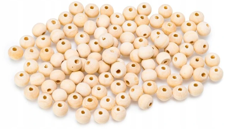Koraliki drewniane naturalne 7 mm - Brewis.jpg