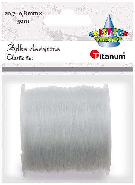 Żyłka silikonowa elastyczna 0,7-0,8 mm 50 m.jpg
