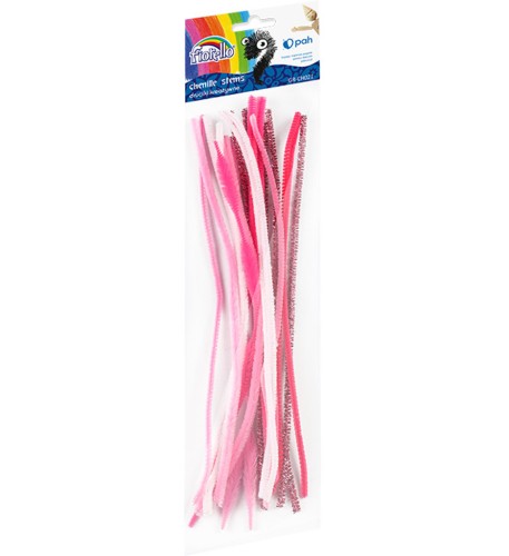 Druciki kreatywne 30 cm, 20 szt. różowe Fiorello.jpg