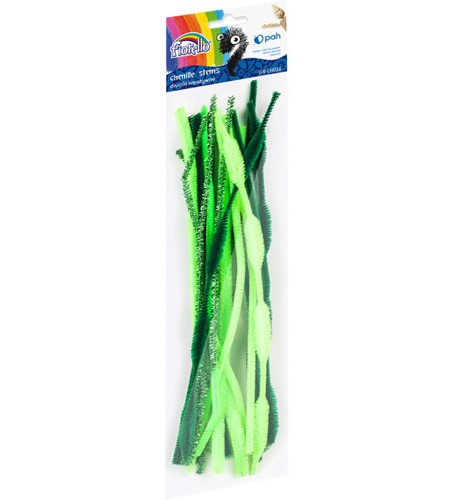 Druciki kreatywne 30 cm, 20 szt. zielone Fiorello.jpg