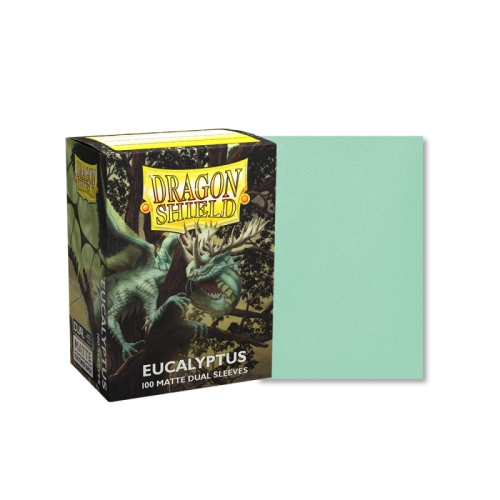 Dragon Shield Dual Matte Sleeves - Eucalyptus 'Lehel' (100 Sleeves)