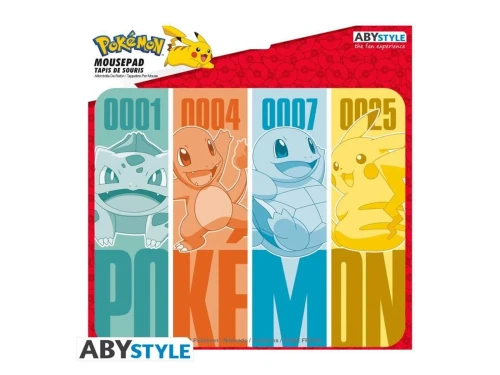 Pokémon - Flexible Mousepad - Pikachu & Kanto Starters 2.webp